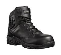 Magnum Arbeitsschuhe Strike Force 6.0 WP Leder (wasserdicht, Sidezip) Composite Toe & Plate schwarz Herren, Größe Euro (US) 41 (8)