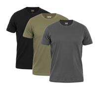 Magnum - Basic - T-Shirt 3 Stk. - Olive/Forged Iron/Black 3XL