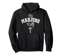 Mahjong King of Tiles Mens Mahjaholic Men It's Mahjong Time Pullover Hoodie