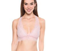 Maidenform Damen Bralette mit Spitze und T-Rücken BH, Pink, Pirouette, X-Large