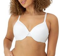 Maidenform Damen Comfort Devotion Bügel-BH, volle Abdeckung, wandelbarer T-Shirt-BH, Weiss/opulenter Garten, 90C