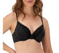 Maidenform Damen Bequemer, weicher Bügel vollständiger Abdeckung 09404 T-Shirt-BH, Schwarz, 90B