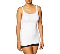 Maidenform Damen Cover Your SmoothTec Shapewear Camisole Dm0038 Tarnung Bedecken Sie Ihre Basen, Weiss, L