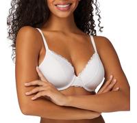 Maidenform Damen Gepolsterter Bügel, Vollständige Abdeckung, BHS, Wandelbar, Nahtlos (in Übergröße Erhältlich) T-Shirt-BH, Undurchsichtige, Weiss/opulenter Garten, 85C