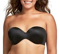 Maidenform Damen Glatte, trägerlose zusätzliche BH mit voller Abdeckung, Schwarz, 95B