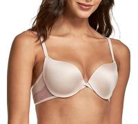 Maidenform Damen Love The Lift Plunge and in Bra Push-Up-BH, Sandshell W/Honey Blush Beige, 80A