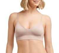 Maidenform Damen M Rib Seamless Bralette, Soft Wireless Pullover Bra, Convertible Straps BH, Undurchsichtige, Evening Blush, small