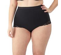 Maidenform Damen Mid Waist Brief Shapewear-Unterhose, Black, X-Large
