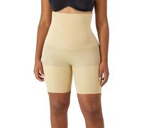 Maidenform Damen Miederhose Slim Waisters HI Waist Thigh Slimmer, Einfarbig, Gr. 42 (Herstellergröße: XL), Beige (Latte Lift LLF)
