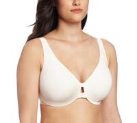 Maidenform Damen Minimizer BH Plunge Into Comfort Keyhole Lilyette, Beige - Blanc cassé (Ivoire), 80F (Herstellergröße: 36DDD)