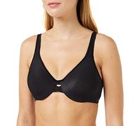 Maidenform Damen Minimizer BH Plunge Into Comfort Keyhole Lilyette, Black (Onyx), 75D
