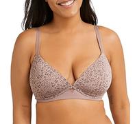 Maidenform Damen One Fab Fit Bügelloser Dm2301 Demi BH, Iced Mokka Leopardenmuster, 75C