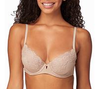 Maidenform Damen Comfort Devotion Your Lift Bügel Spitzenbesatz, wandelbare Träger BH, Undurchsichtige, Abendrot, 80A