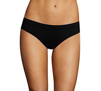 Maidenform Damen Sport-Bikini Sportunterhose, Black, M