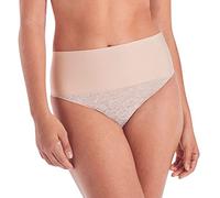 Maidenform Damen-Tanga aus Spitze, Firm-Control-Shaping-Thong mit Spitze, feuchtigkeitsableitende Shapewear, M