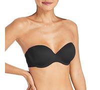 Maidenform Damen Trägerloser BH Maidenform Comfort Devotion Strapless Bra Einfarbig, Schwarz (BLACK BK), Gr. 75A (Herstellergröße: 34A)