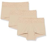 Maidenform Damen-Unterwäsche, Boyshorts, Stretch, Baumwolle, Panties, 3er-Pack, XL