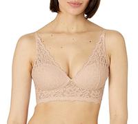 Maidenform Damen Wireless Bralette Pure Comfort Lace Longline BH Convertible Bra für Damen, Paris, hautfarben, 90B