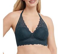 Maidenform Damen Wireless Bralette, Pure Comfort Lace Longline, Convertible Bra for Women BH, Undurchsichtige, Urchin Teal, 85B