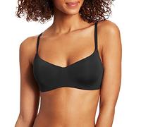 Maidenform Damen Women's Pure Comfort Modern Scoop Neck Wireless Bra T-Shirt BH, schwarz, X-Large
