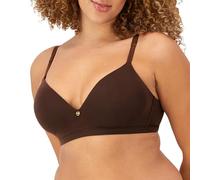 Maidenform Drahtloser Damen-BH, luxuriöses T-Shirt für Damen, wandelbare Träger, glättend, Just Brown, 90B
