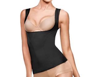 Maidenform Flexees Damen Weste, Modernes Schwarz, Large