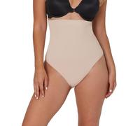 Maidenform Nahtloser Damen-Slip, hohe Taille, weich und leicht, Feste Kontrolle, formender Slip, Evening Blush, X-Large