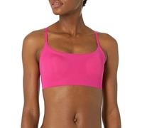 Maidenform Pure Comfort Bralette mit glättender Passform, kabelloser BH, No-Roll-Leichter T-Shirt-BH für den täglichen Gebrauch, Fantastisches Fuchsia, X-Large
