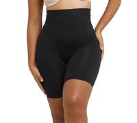 Maidenform Women's Eco Lace Firm Control High Waist Thigh Slimmer, Moisture-Wicking Shapewear Black