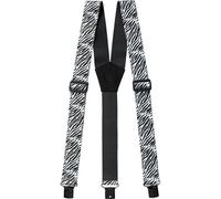 Maier Sports Zoozeal Suspenders Schwarz Mann Black / White Allover