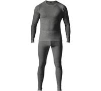 Maier Sports Adrian, Herren Wäsche-Set, Hochwertiges Wäsche-Set für kalte Wintertage beim Skifahren oder eisige Wandertouren, dryprotec Technologie, Atmungsaktiv, Grau, M