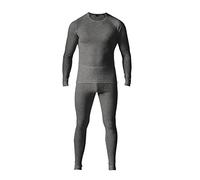 Maier Sports Adrian, Herren Wäsche-Set, Hochwertiges Wäsche-Set für kalte Wintertage beim Skifahren oder eisige Wandertouren, dryprotec Technologie, Atmungsaktiv, Grau, M