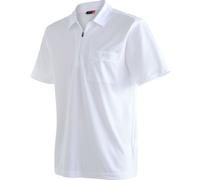 Maier Sports Funktionspoloshirt "Arwin" in Weiß - 22% | Größe M | Herren Sportshirts