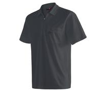 Maier Sports Herren Poloshirt Arwin 2.0 Kurzarm Piqué Schwarz 4XL (M10900)