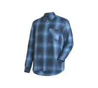 Maier Sports Herren-Funktionshemd Claas 1/1 Arm Größe 52 blue-graphite-check