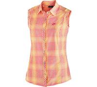 MAIER SPORTS Damen Bluse PALOMA Da-Bluse o. Arm (3000500RE) 40 melon red/orange check