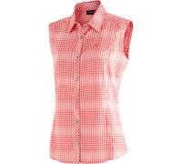 MAIER SPORTS Damen Bluse PALOMA Da-o. Arm (541910) 38 red check