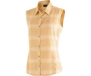 MAIER SPORTS Damen Bluse PALOMA Da-o. Arm (541910) 38 yellow check