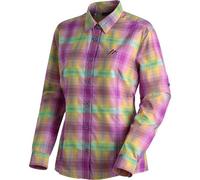 MAIER SPORTS Damen Hemd NANNI Da-Bluse 1/1 Arm (3000489RE) 48 lilac-berry-yellow-check