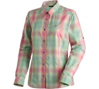 MAIER SPORTS Damen Hemd NANNI Da-Bluse 1/1 Arm (3000489RE) 52 pink-muslin-green-check