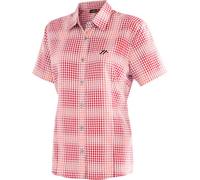 MAIER SPORTS Damen Hemd PHILINA Da-1/2 Arm red check 40 (4065306392798)