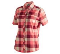 Maier Sports Kendra Short Sleeve Women red check (M20280) 40