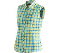 Maier Sports - Women's Paloma - Bluse, Gr. L 42, bunt (BlueYellowCheck)