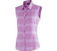 Maier Sports Damen Paloma Bluse, Lilac Check, 38