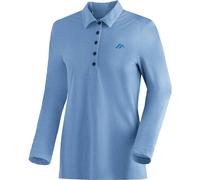 MAIER SPORTS Damen Polo Long Piquee Polo W (3006228RE) M Blau