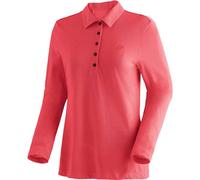 Maier Sports Long Piquee Polo W Damen Poloshirt, pflegeleichtes Langarmshirt, Sportlicher Schnitt
