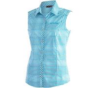 Maier Sports Damen Sana Bluse, Blue White Check, 38