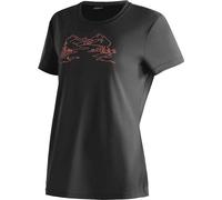 Maier Sports Wilma Print Damen Funktionsshirt, Freizeitshirt mit Aufdruck, Regular Fit