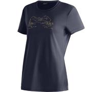 MAIER SPORTS Damen Shirt Wilma Print (3005391RE) 46 night sky