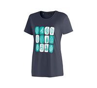 Maier Sports Damen T-Shirt Waltraud Print, Kurzarm Piqué-Shirt